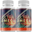 (2 Pack) Ultra Omega Burn - Keto Weight Loss Formula - Energy & Focus Boosting Dietary Supplements for Weight Management & Metabolism - Advanced Fat Burn Raspberry Ketones Pills - 120 Capsules