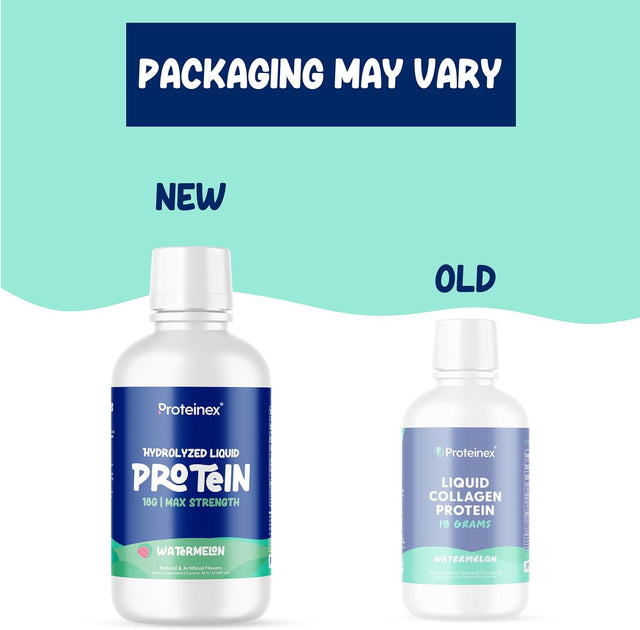 Medical Grade Liquid Hydrolyzed Protein Max Strength - Supports Wound Healing and Doctor Recommended- No Carbs, Zero Sugars & Ready to Drink Liquid Protein Drink (Watermelon, 30 Fl Oz)