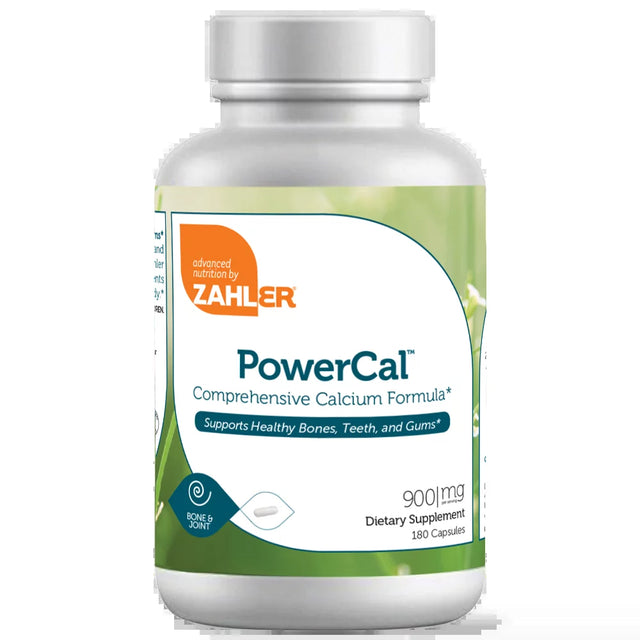 Zahler Powercal, Comprehensive Calcium Formula, 900 Mg, 180 Capsules (225 Mg per Capsule)