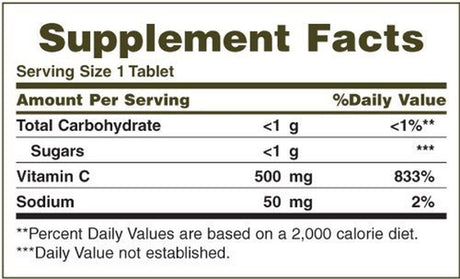 Nature'S Bounty Vitamin C 500 Mg with Rose Hips Chewable Tablets, Orange Flavor 90 Ea (Pack of 3)