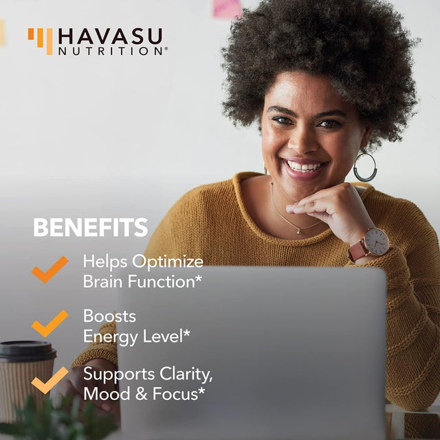 Havasu Brain Supplement for Memory and Focus | Natural Nootropics Brain Support Supplement, 30Ct