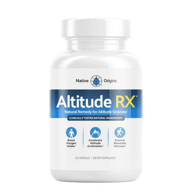 Altitude Rx Oxyboost Complex. Altitude Formula for Acclimation to Ski or Mountain Trips with Vitamin C, Alpha Lipoic Acid and Rhodiola (120 Vegetarian Caps)…