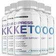 (5 Pack) Express Keto - Supplement for Weight Loss - Energy & Focus Boosting Dietary Supplements for Weight Management & Metabolism - Advanced Fat Burn Raspberry Ketones Pills - 300 Capsules