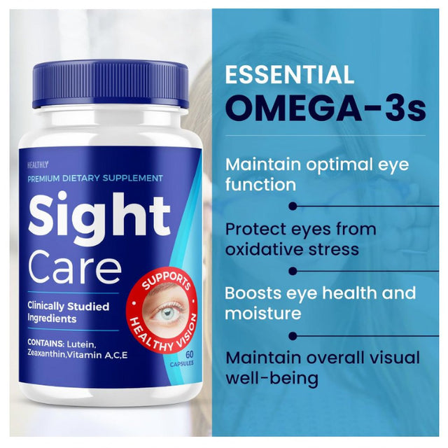 (3 Pack) Sight Care 20/20 Vision Support Vitamins Official Formula Sight Care Supplement Eye Health Formula (180 Capsules)