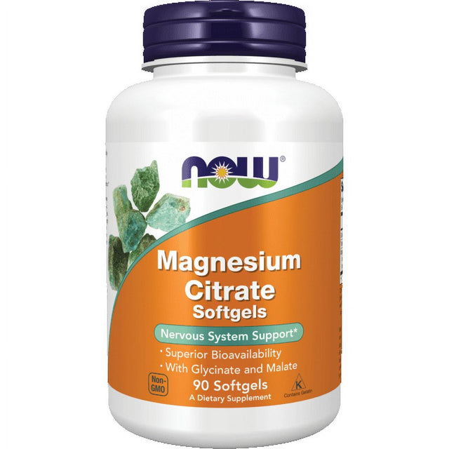 NOW Foods Magnesium Citrate 134Mg 90 Softgels