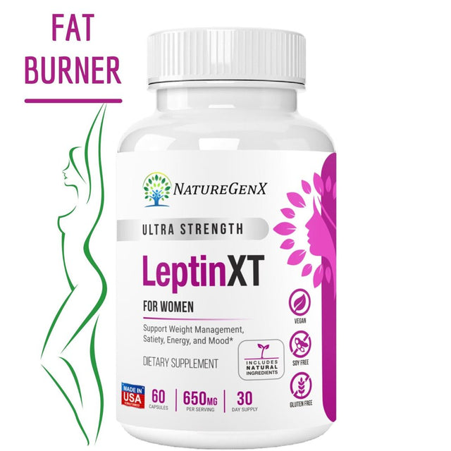 LEPTIN XT - Diet Pills That Work, Leptin Supplements for Weight Loss for Women 60 Capsule