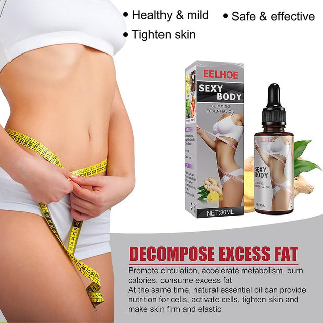 Body Sculpting Essential Oil Beautiful Firming Big Belly Slimming Thin Thigh Muscle Shaping Massage Body Essential Oil-1 Box