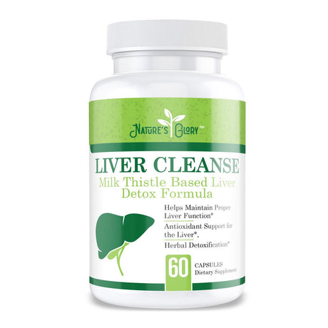 Liver Cleanse and Detox for Supporting for the Liver - Herbal Detoxification for Maintaining Proper Liver Function and Supports the Cleansing Process - 60 Capsules