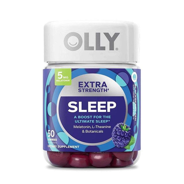 Olly Extra Strength Sleep Gummies Blackberry Zen -- 50 Gummies