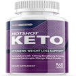 Hotshot Keto - Dietary Supplement for Weight Loss - Energy & Focus Boosting Supplements for Weight Management & Metabolism - Advanced Fat Burn Raspberry Ketones Pills - 60 Capsules (1 Pack)