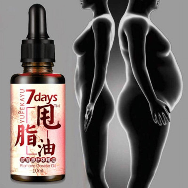 Body Fat Loss Massage Essential Oil Weight Loss Promote Fat Burn Thin Waist Skin Care Treatment 10Ml