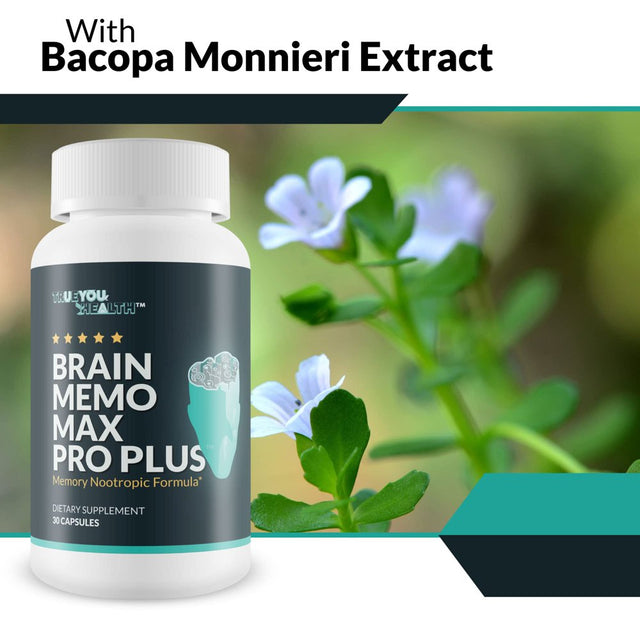 Brain Memo Max Pro plus - Top Memory & Brain Memo Max Pro Supplement - Support Improved Memory & Mental Acuity - Aid Natural Brain Function - Support Focus, Mental Recovery, & Energy