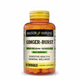 Mason Natural Ginger-Burst Bead-Release Technology - Soothes and Aids Digestion, Healthy Anti-Inflammatory Response, Supports Immune and Digestive Health, 60 Chewables