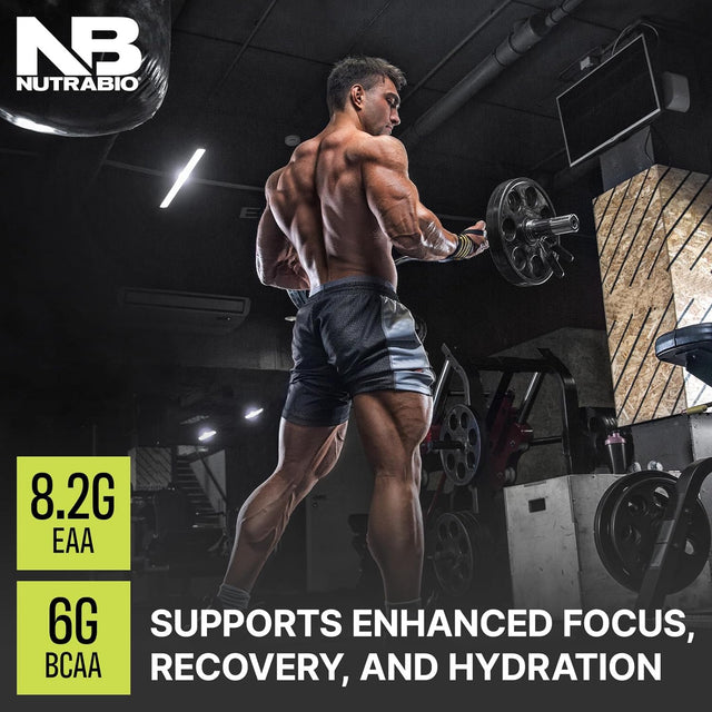 Nutrabio Alpha EAA Hydration and Recovery Supplement - Full Spectrum EAA BCAA Matrix with Electrolytes, Nootropics, Coconut Water - Recovery, Energy, Focus, and Hydration Supplement - New York Punch