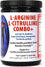 L-Arginine 5000Mg L-Citrulline 1000Mg Combo Powder 16 Oz. - Tart Cherry Cardio Heart Health Supplement, Nitric Oxide Booster