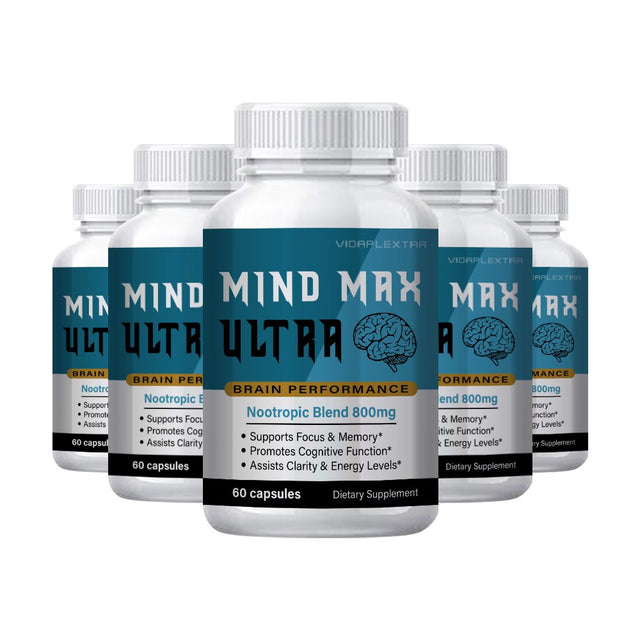 (5 Pack) Mind Max Ultra - Mind Max Brain Performance