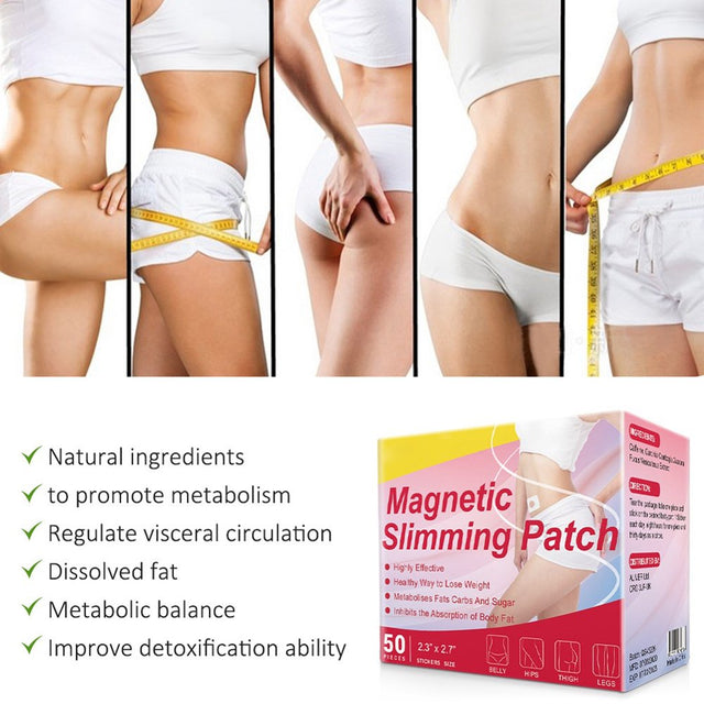 EOTVIA Perfect Detox Slimming Patch, Effective Ancient Remedy Healthy Detox Slimming Belly Pellet, Natural Herbal Quick Slimming Waist Abdominal, 50 Pack