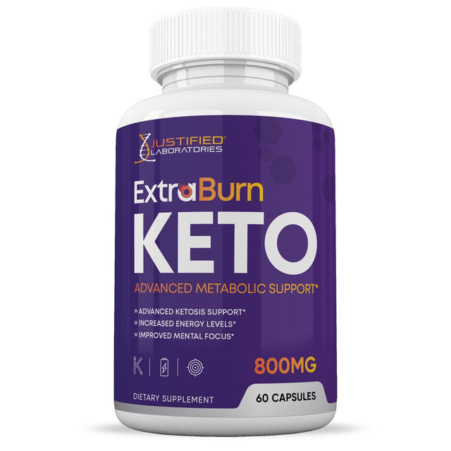 (5 Pack) Extra Burn Keto Pills Includes Patented Gobhb® Appetite Control 300 Capsules