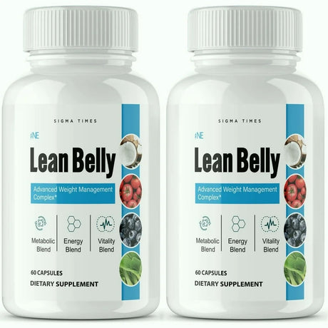 Lean Belly Juice Weight Loss, Appetite Control Supplement Pills - (2 Pack)