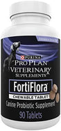 Purina Fortiflora Probiotics for Dogs, Pro Plan Veterinary Supplements Powder or Chewable Probiotic Dog Supplement 90 Count