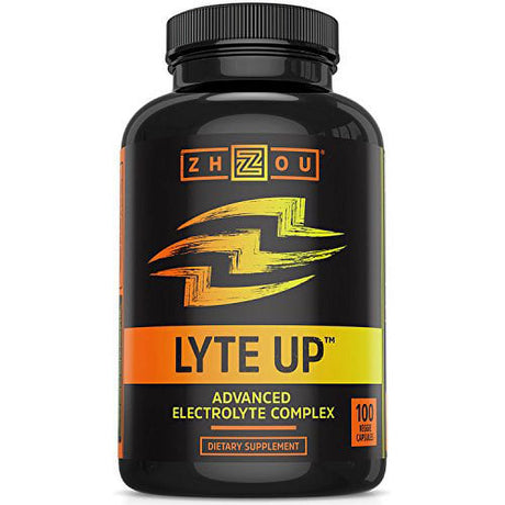 Zhou Lyte up Advanced Electrolyte Supplement | Rehydrate after a Workout or Support a Keto Diet with Calcium | 100 CT