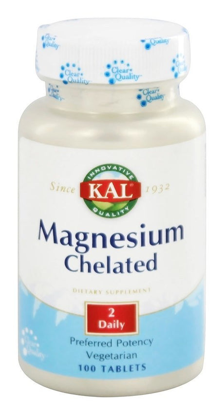 Kal - Magnesium Chelated - 100 Tablets