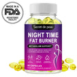 Secret De Peau Night Time Fat Burner Supplement, Appetite Suppressant, Metabolism Booster 60 Capsules