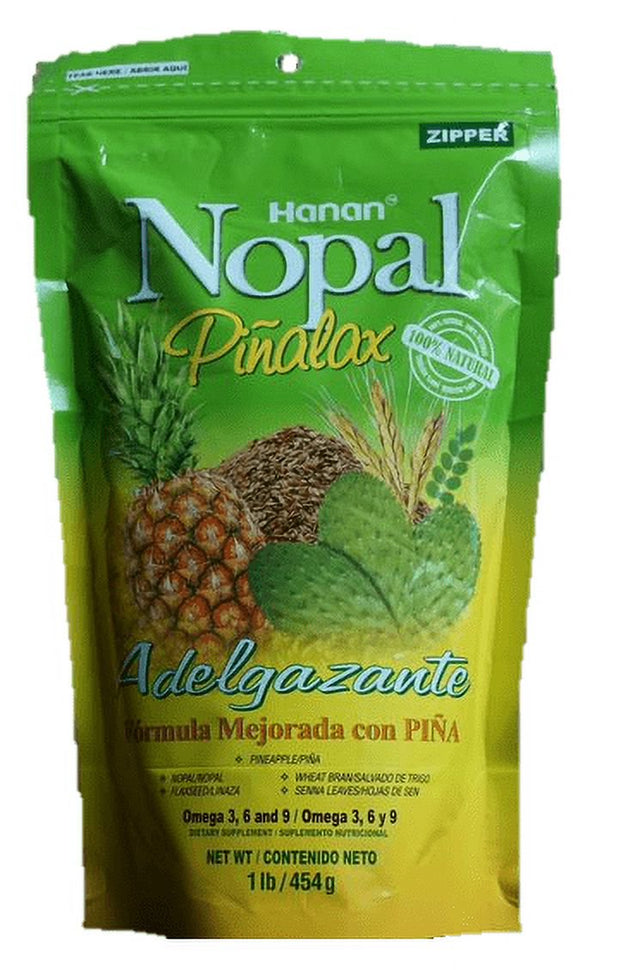 NOPAL PINALAX | 100% Natural High Fiber Blend | 1Lb / 454G | Naturally Aids in Cleansing the Colon | Improved Digestion and Increased Energy