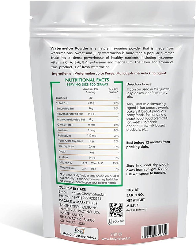 Holy Natural Watermelon Powder - 250 GM