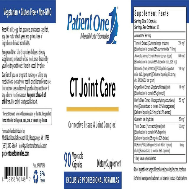 CT Joint Care - 90 Vegetable Capsules