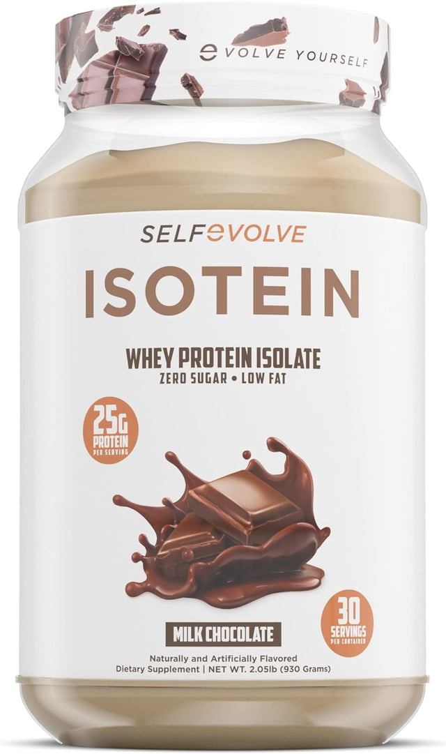 Isotein Isolate Protein Powder - Post Workout Recovery Protein Powder - 25G Whey Isolate Protein, 0G Added Sugar, 1G Fat (Milk Chocolate, 2Lb)