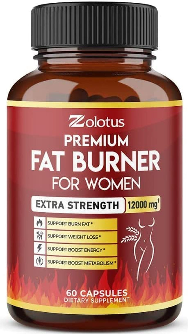 Premium Weight Loss Pills for Women, 2 Months Supply, the Best Belly Fat Burners for Women and Men, Metabolism Booster, Energy Pills, Highest Potency with Green Tea Extract 98%