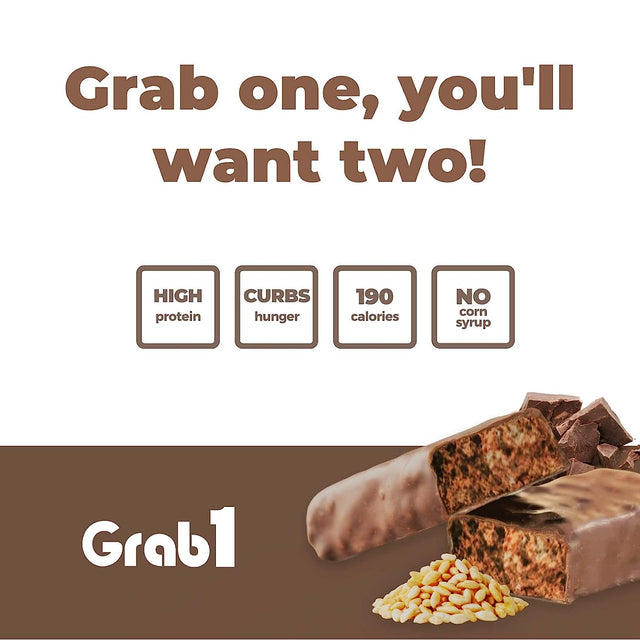 Grab1 Sugar Free Protein Bars, Dairy Free Dark Chocolate (3 Pack = 12 Bars) | 12Gr Protein + 4Gr Fiber | Low Calorie | Zero Sugar