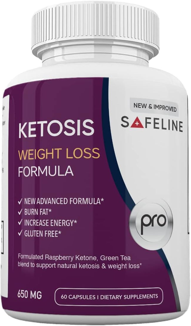 (Official) Safeline Ketosis Weight Loss Formula, Safeline Keto Pills, 60 Capsules, 1 Month Supply