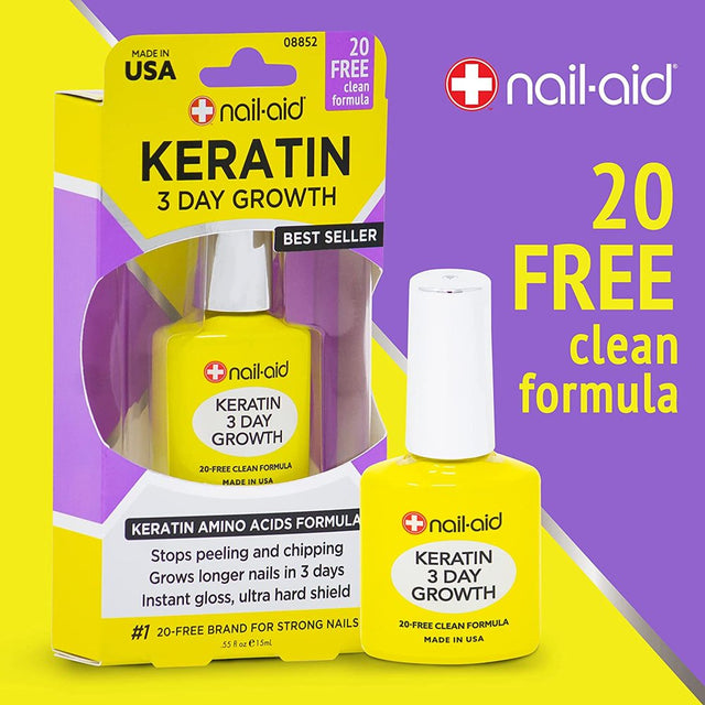 Nail-Aid - 3 Day Growth Keratin Amino Acids Formula