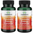 Swanson Calcium Pyruvate Energy Formula 60 Caps 2 Pack