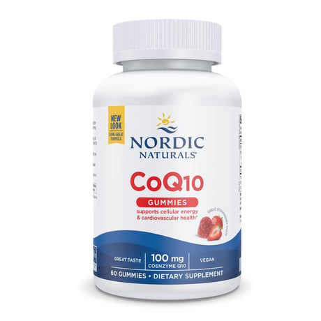 Nordic Naturals Coq10 Gummies, 100 Mg, Great Taste, Non-Gmo, Vegan, 60 Ct