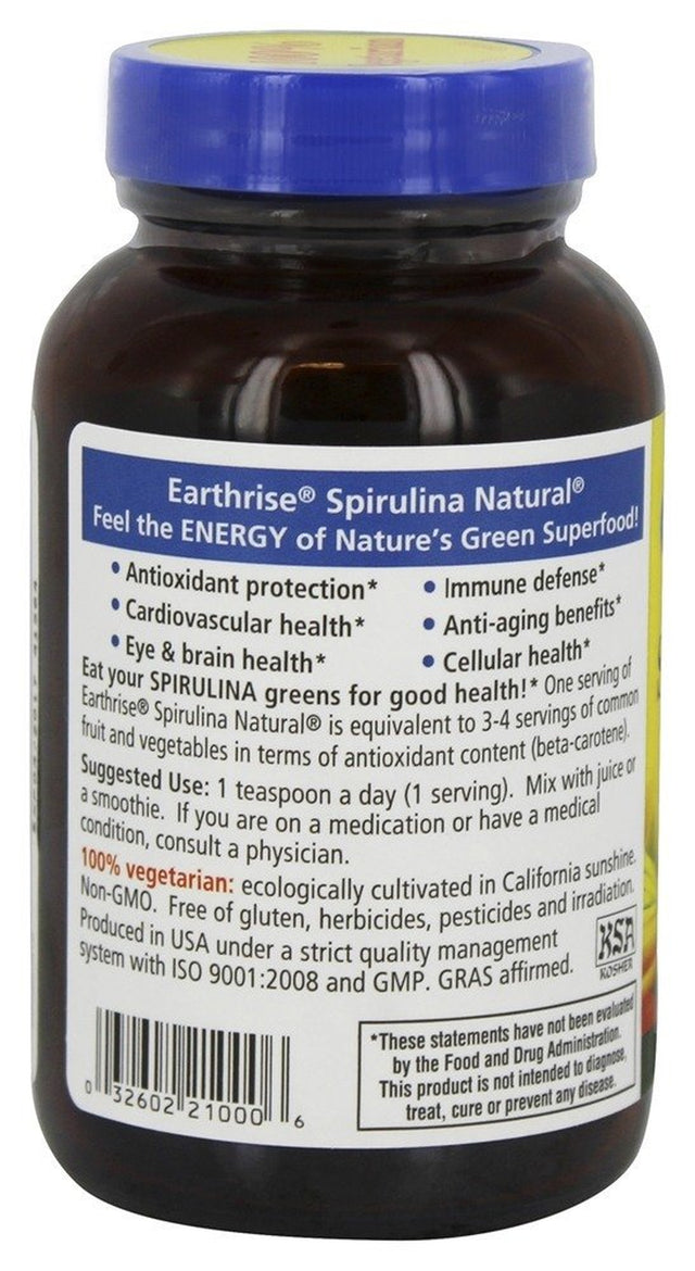 Earthrise - Spirulina Powder - 3.2 Oz.