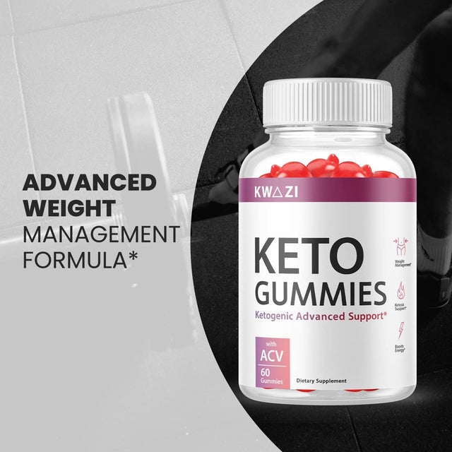 (5 Pack) Kwazi Keto ACV Gummies - Supplement for Weight Loss - Energy & Focus Boosting Dietary Supplements for Weight Management & Metabolism - Fat Burn - 300 Gummies