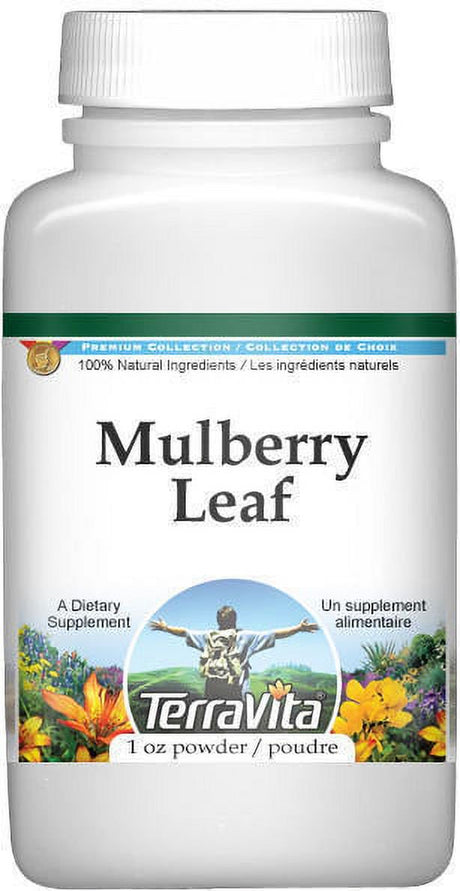 Terravita Mulberry Leaf Powder, (1 Oz, 1-Pack, Zin: 513884)