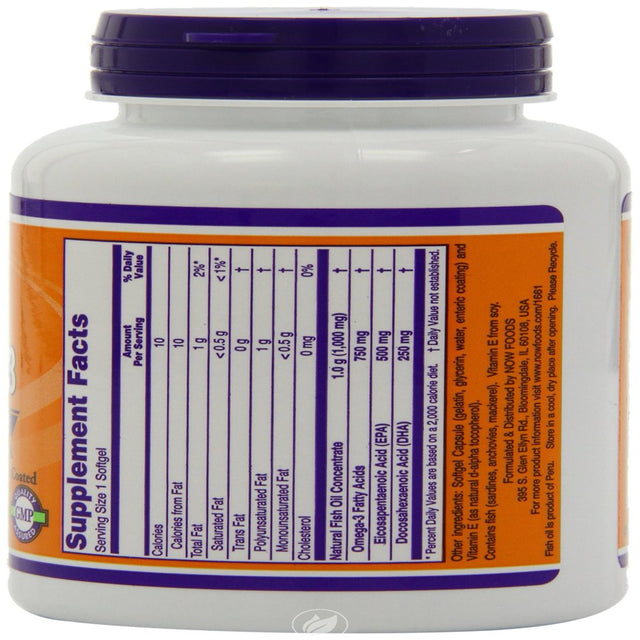 Now Foods Ultra Omega 3 Fish Oil 90 Sgels, Pack of 2