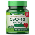 Nature'S Truth Coq10 100Mg | 50 Softgels | Enhanced Absorption Supplement | plus Black Pepper Extract | Non-Gmo, Gluten Free