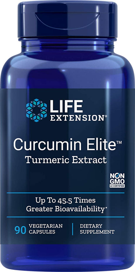 Life Extension Curcumin Elite Turmeric Extract, 90 Vegetarian Capsules