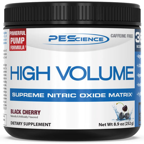 Pescience High Volume, Nitric Oxide Booster, Cotton Candy, 18 Servings