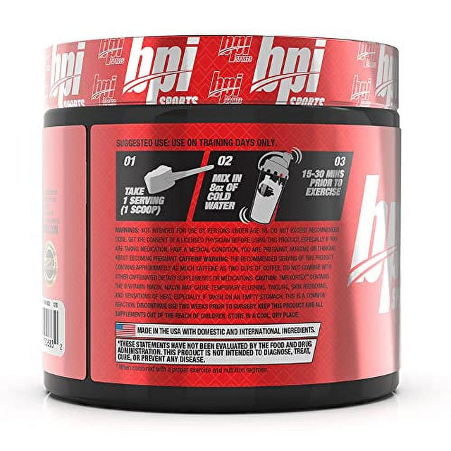 BPI Sports 1.M.R Vortex Pre Workout Powder, Non Habit Forming, Sustained Energy & Nitric Oxide Booster, Power Juice, 5.3 Ounce