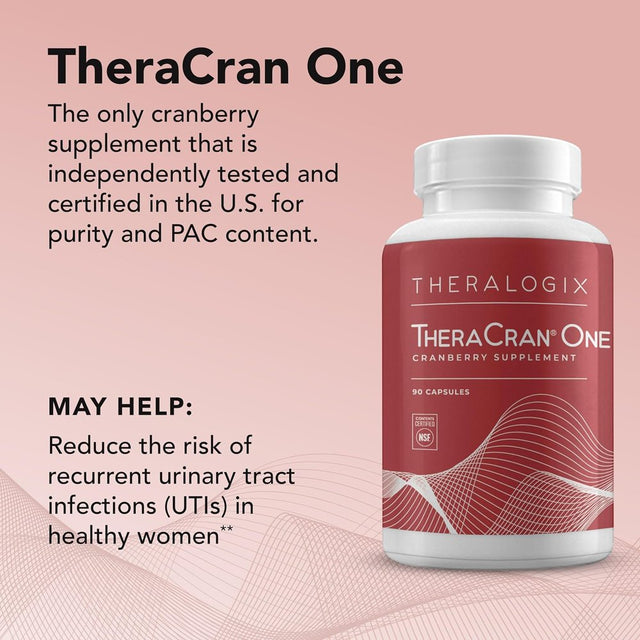 Theracran One Cranberry Supplement 36Mg Pacs per Capsule, 90 Day Supply