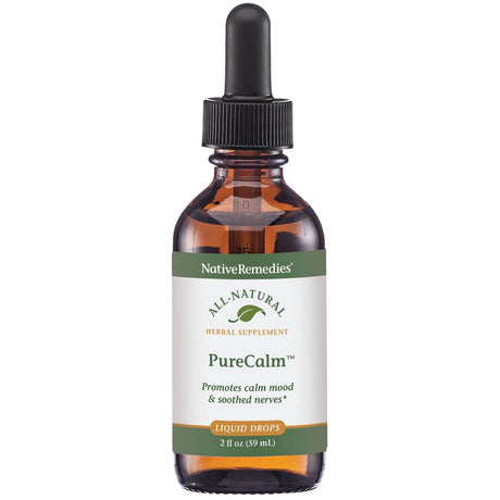 Nativeremedies Purecalm - All Natural Herbal Supplement Promotes Feelings of Calm during Times of Pressure, Stress or Nervous Tension - 59Ml