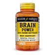 Mason Natural Brain Power with Sage Extract and Calcium - Optimize Mental Focus and Alertness, for a Positive Mood, Specialty Formula, 60 Caplets