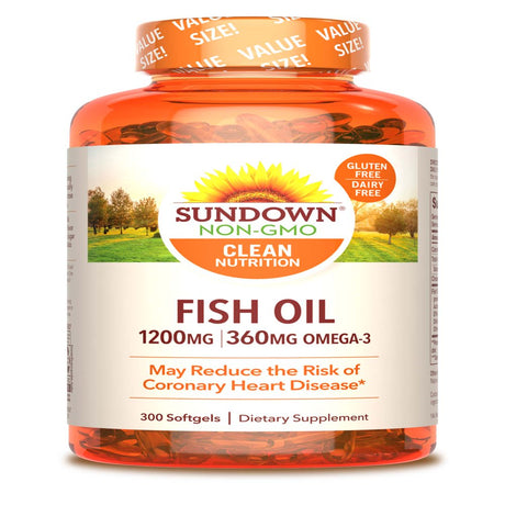 Sundown Fish Oil 1200 Mg, 300 Softgels