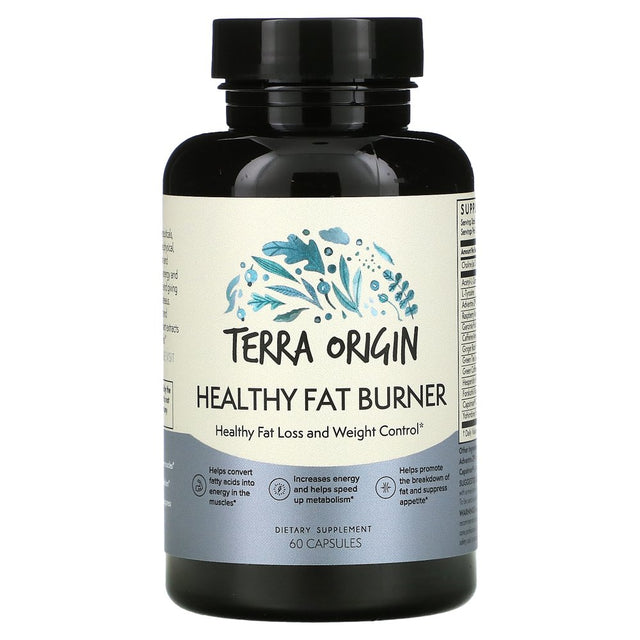 TERRA ORIGIN Metabolism Boost & Fat Loss - Amino Acids and Natural Plant Extracts to Increase Energy & Metabolism, Block Cravings, Stop New Fat Storage*